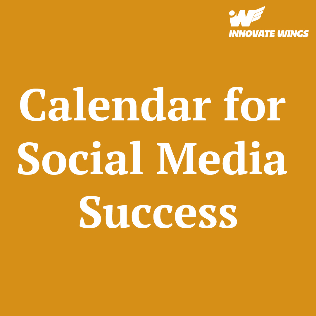 Calendar for Social Media Success