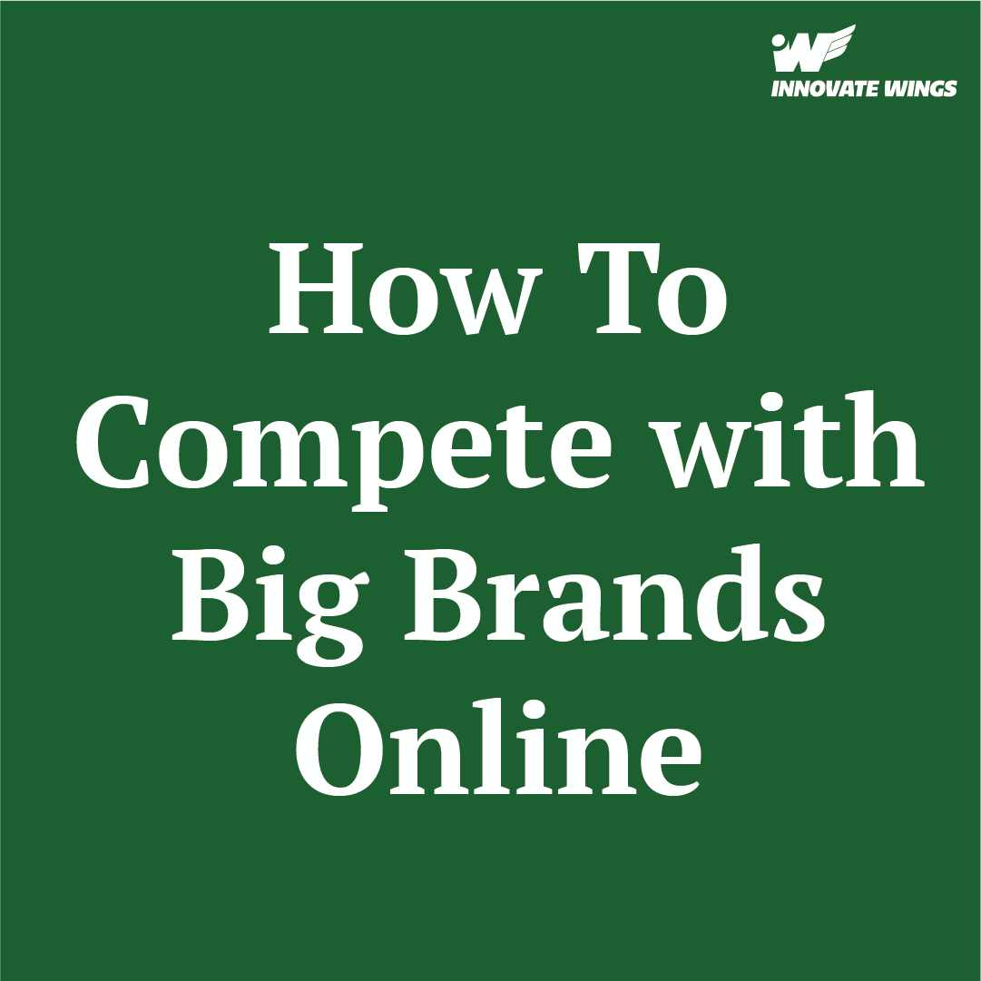 How To Compete with Big Brands Online by Innovate Wings