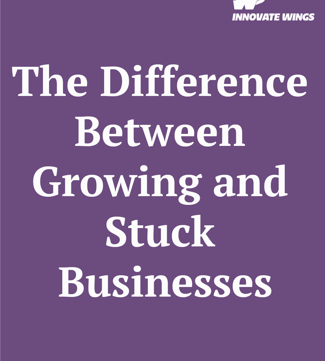 The Difference Between Growing and Stuck Businesses by Innovate Wings