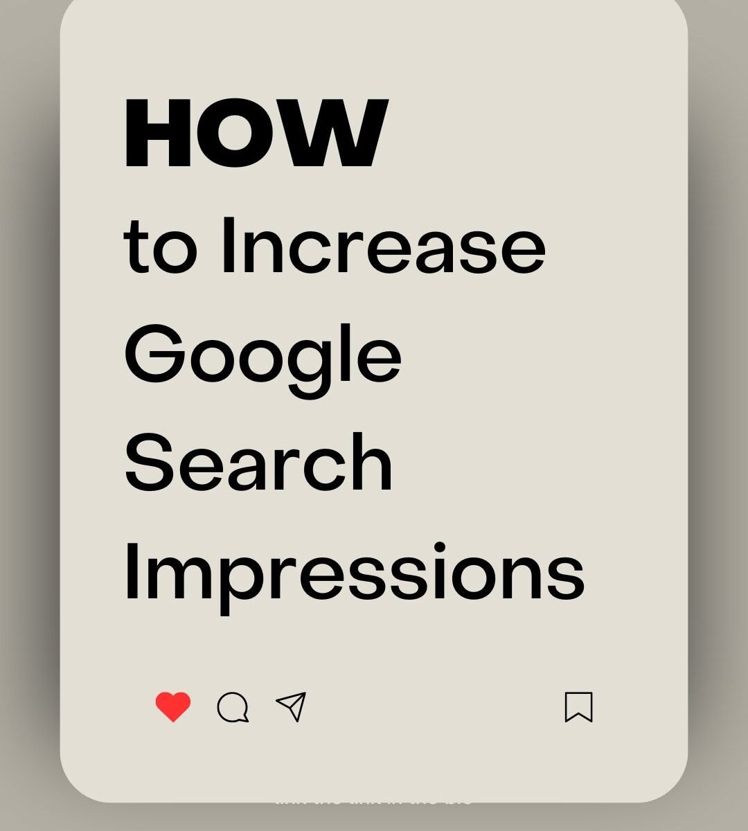 How to Increase Google Search Impressions by Innovate Wings
