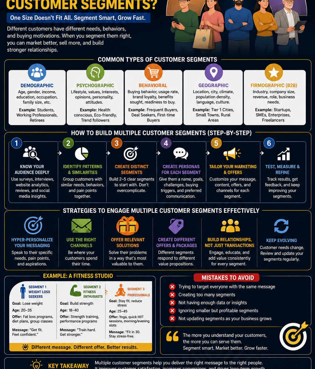 How Can Small Businesses Build Multiple Customer Segments? by Innovate Wings