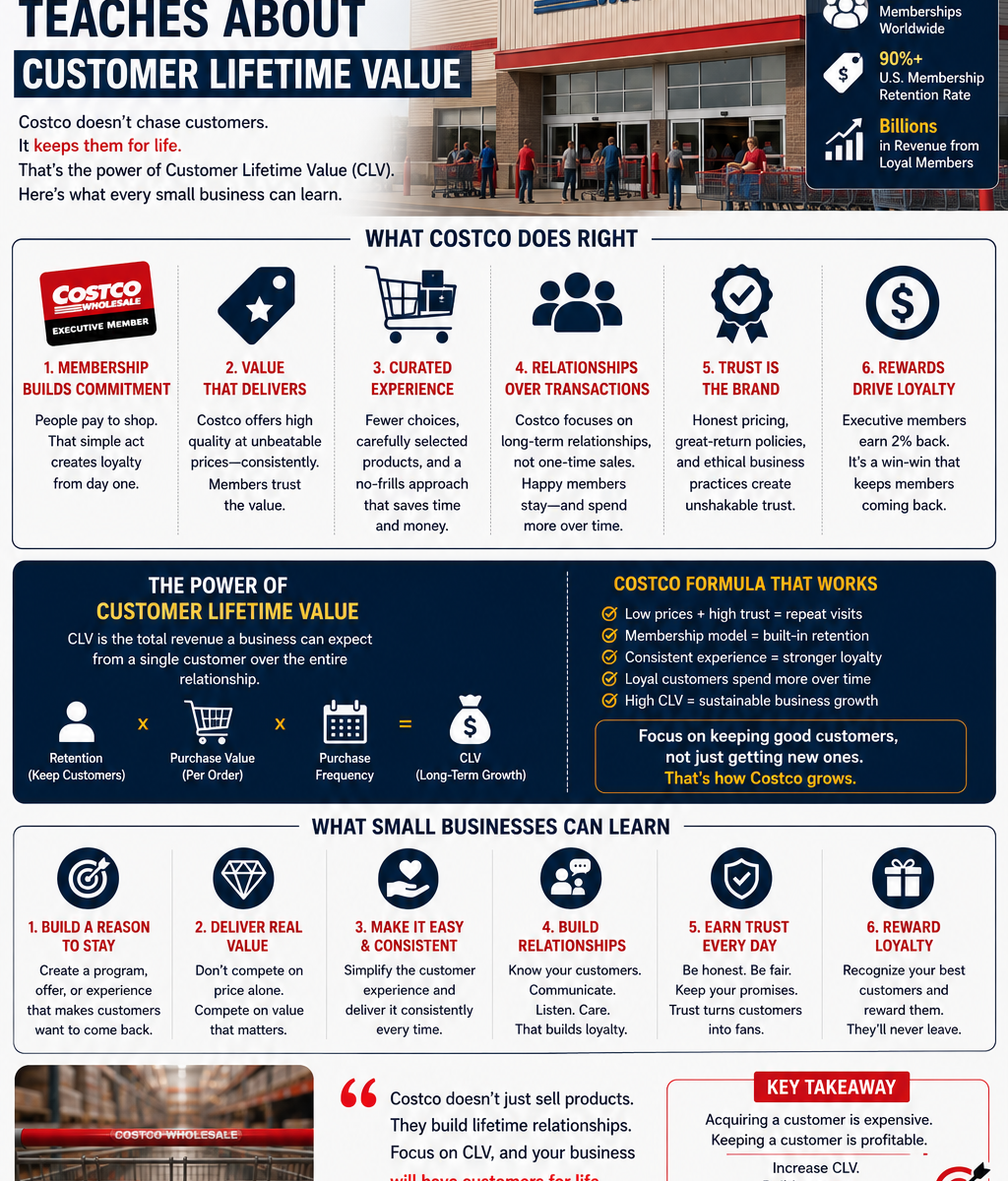 What Costco Teaches About Customer Lifetime Value by innovate Wings